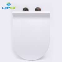 Slim design luxury wc seat cover d shape toilet seat