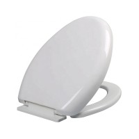 Elongated Soft Close Plastic Toilet Seat