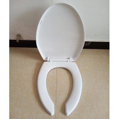 LPA-203 Wholesale PP elongated open front toilet seat cover