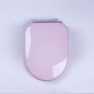 High quality color round one button plastic toilet seat cover