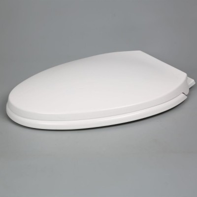 Cachet Quiet-Close Elongated Closed Front Toilet Seat with Grip-Tight Bumpers in White