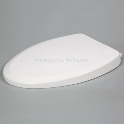 American standard size 17" PP Plastic Toilet Seat Cover with Plastic Soft Close Hinge for WC