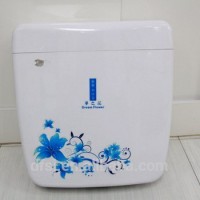 2016 PP wall hang economy dual-flush toilet cistern water tank