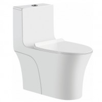 White color floor mount good quality siphonic one piece bathroom toilet western toilet price india