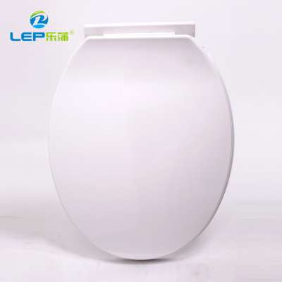 Soft Close Toilet Seat White Bathroom WC Oval Shape Seats Anti Slam