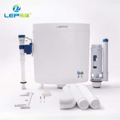 LPC-001 wall hung mounted water tank dual flush toilet tank